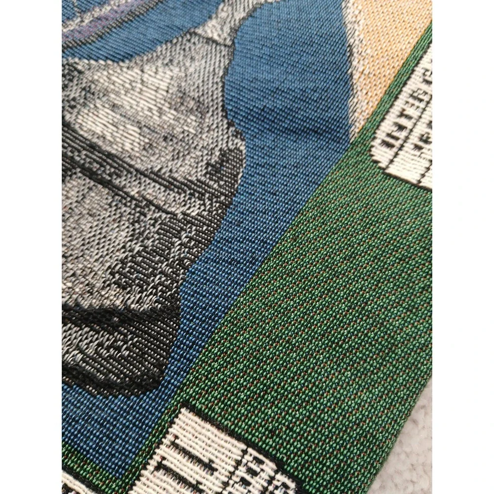 Vintage Game Day Tapestry Wall Hanging Sports Football Man Cave Boys Room USA